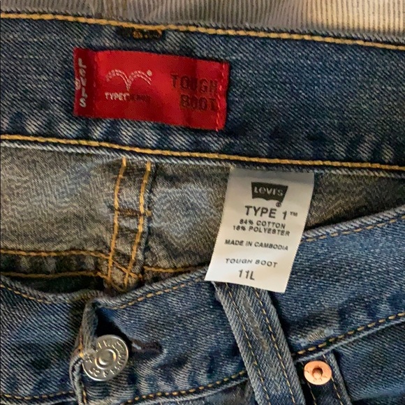 VINTAGE Levi’s! 2pair- both 11 long bootcut - Picture 6 of 8